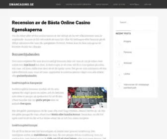 Swancasino.se Screenshot