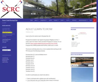 Swancreekrowing.com(Swan Creek Rowing Club) Screenshot