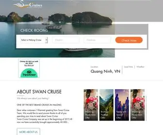 Swancruiseshalong.com(Enjoy Halong Bay Tours With Swan Cruises) Screenshot
