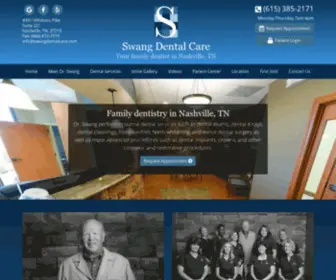 Swangdentalcare.com(Dentist Nashville) Screenshot