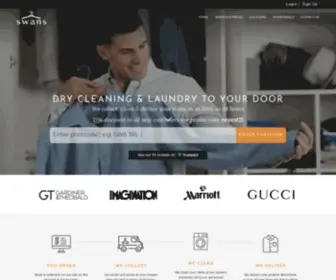 Swansdrycleaners.co.uk(Swans Dry Cleaners) Screenshot
