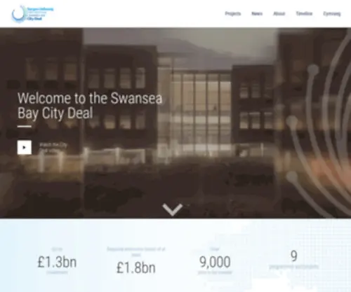 Swanseabaycitydeal.wales(The Swansea Bay City Deal) Screenshot