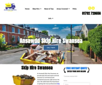 Swanseaskiphire.co.uk(Ansawdd Skip Hire Swansea (Very Competitive Prices)) Screenshot