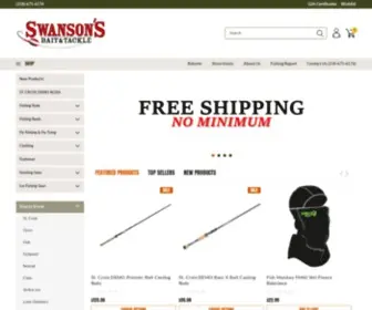 Swansonsbait.com(Swansons Bait and Tackle) Screenshot