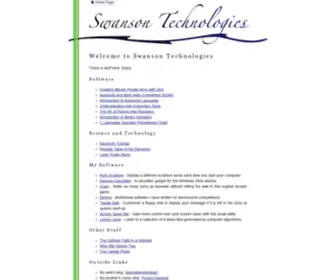 Swansontec.com(Swanson Technologies) Screenshot