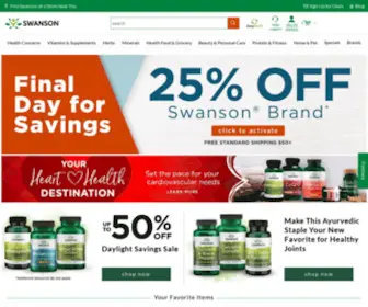 Swansonvitamins.com(Swanson®) Screenshot