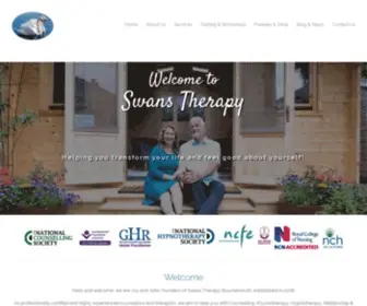 Swanstherapy.co.uk(Therapies and Counselling in Bournemouth) Screenshot