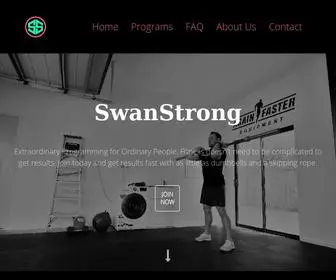 Swanstrong.com(Home) Screenshot