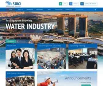 Swa.org.sg(SWA is a collaborative platform) Screenshot