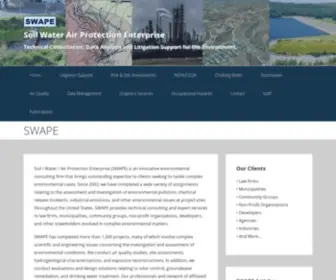 Swape.com(Soil/Water/Air Protection Enterprise) Screenshot