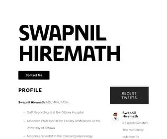 Swapnilhiremath.com(Swapnil Hiremath) Screenshot