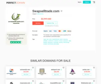 Swapselltrade.com(Swapselltrade) Screenshot