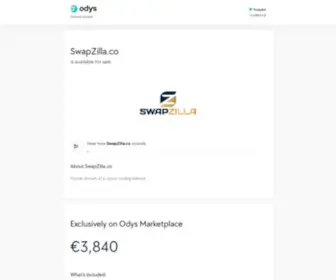 Swapzilla.co(Former domain of a crypto trading website) Screenshot
