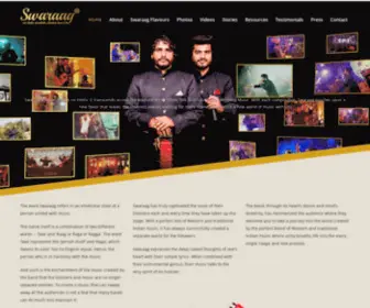 Swaraagmusic.com(Fusion Music Band) Screenshot