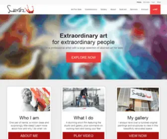 Swarez.co.uk(Abstract art and large modern paintings) Screenshot