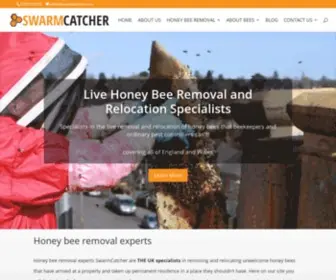 Swarmcatcher.co.uk(Live Honey Bee Removal and Relocation Specialists UK) Screenshot