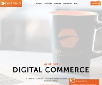 Swarmingtech.com(Full Service Ecommerce Development & Service Agency) Screenshot