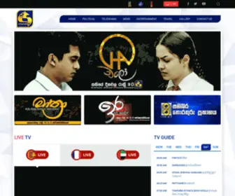 Swarnavahini.lk(Sri Lanka's Most Popular TV Channel) Screenshot