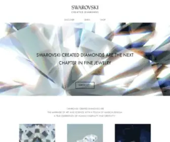 Swarovski-Createddiamonds.com(Swarovski Created Diamonds) Screenshot