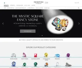 Swarovski-Professional.com(Swarovski Crystals) Screenshot