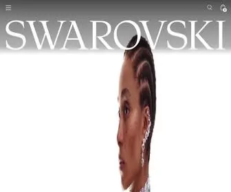 Swarovski.com(Step into the magical world of Swarovski) Screenshot