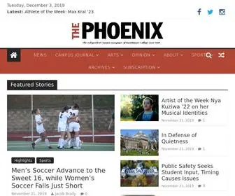 Swarthmorephoenix.com(The Independent Campus Newspaper of Swarthmore College Since 1881) Screenshot