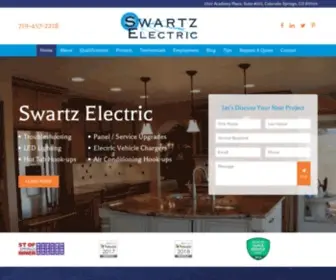 Swartzelectric.biz(Swartz Electric) Screenshot