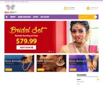 Swasam.com(Indian Jewelry Store) Screenshot