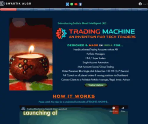 Swastikalgo.com(Fully Automated MultiClient Algo Trading) Screenshot