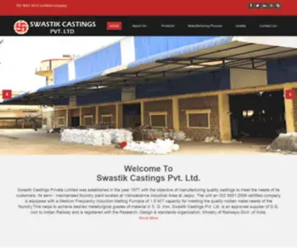 Swastikcastings.com(Swastik Castings Pvt) Screenshot