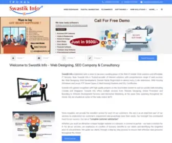 Swastikinfo.net(Digital marketing company in indore) Screenshot