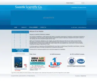 Swastikscientificco.com(Swastik Scientific Co) Screenshot