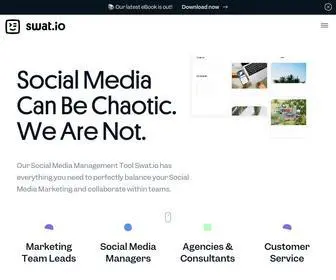 Swat.io(Social Media Marketing Tools für Publishing und Community Management) Screenshot