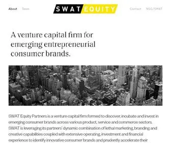 Swatequitypartners.com(SWAT EQUITY) Screenshot