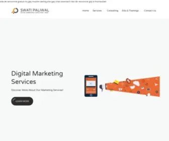 Swatipaliwal.com(Creating & implementing customised digital marketing solutions for brands. Each client) Screenshot