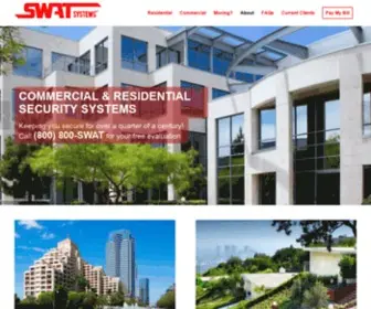 Swatsecurity.com(Commercial & Residential Security Systems) Screenshot