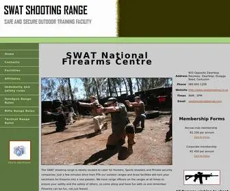 Swatshooting.co.za(SWAT Shooting Range) Screenshot