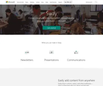 Sway.com(Microsoft Sway) Screenshot