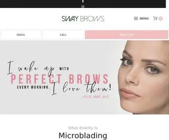 Swaybrows.com(SWAY BROWS Microblading by Tanny Diep) Screenshot