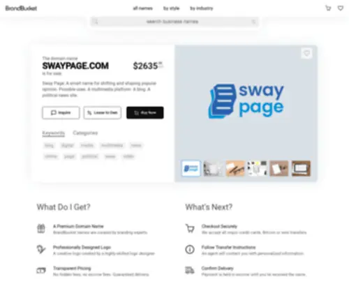Swaypage.com(Строительство) Screenshot