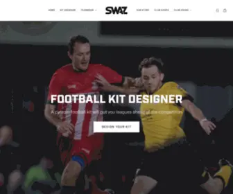 Swaz.co.uk(Custom football kits) Screenshot