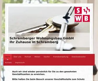 SWB-SChramberg.de(Schramberger Wohnungsbau GmbH) Screenshot