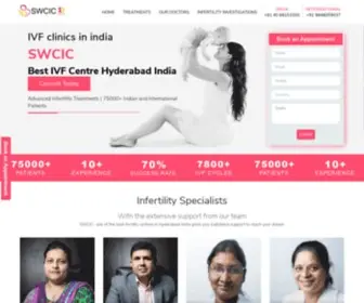 Swcic.com(Best IVF Centre Hyderabad India) Screenshot