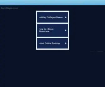 Swcottages.co.uk(Holiday Cottages Devon Torquay Apartments Accommodation Devon Cornwall) Screenshot