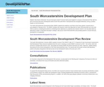Swdevelopmentplan.org(South Worcestershire Development Plan) Screenshot