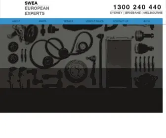 Swea.com.au(Euro Car Spare Parts) Screenshot