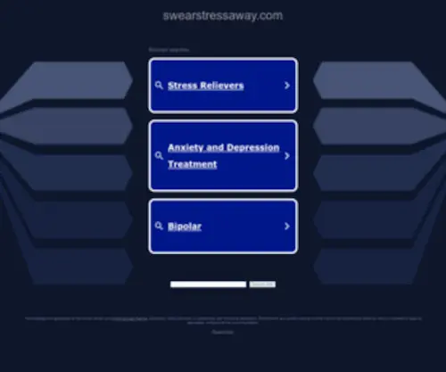 Swearstressaway.com(Swearstressaway) Screenshot