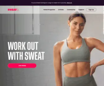 Sweat.com(Sweat App) Screenshot