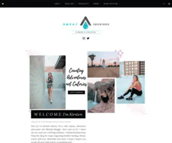 Sweatadventures.com(Fitness & Lifestyle Blog) Screenshot