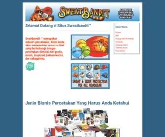 Sweatbandit.com(Industri Percetakan) Screenshot